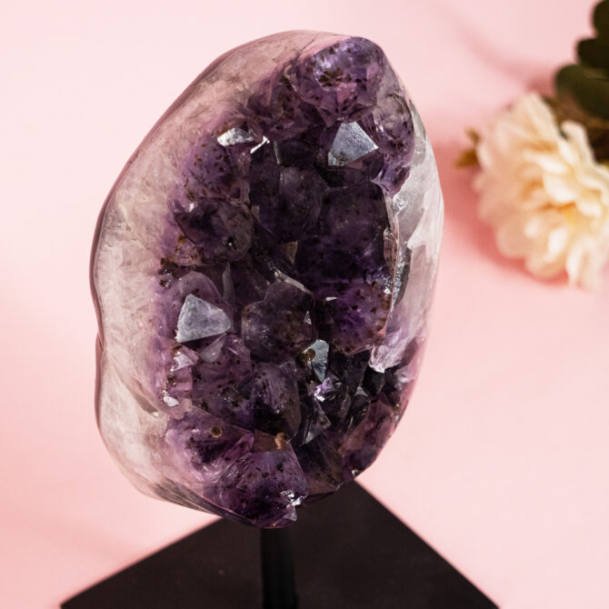 Amethyst Cluster on Stand - 1.81 Kg