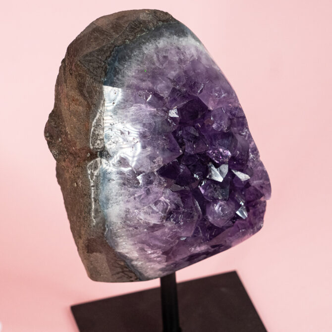 Amethyst Cluster on Stand - 2.08 Kg