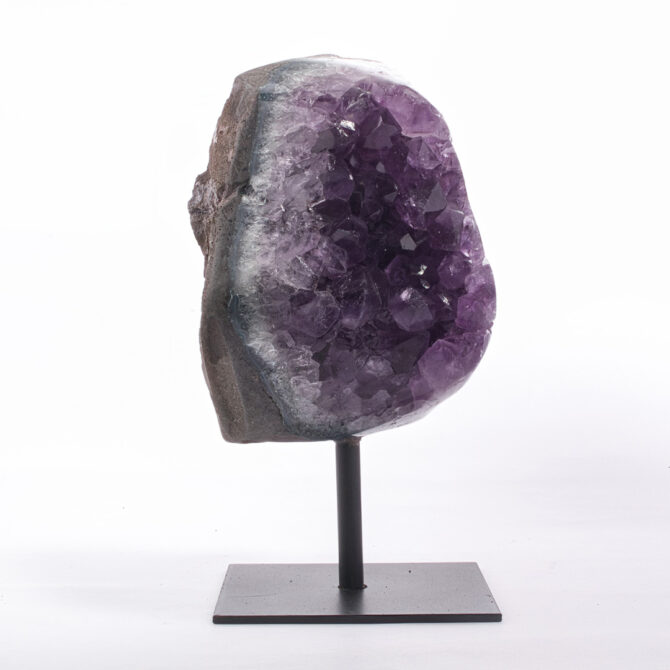 Amethyst Cluster on Stand - 2.08 Kg