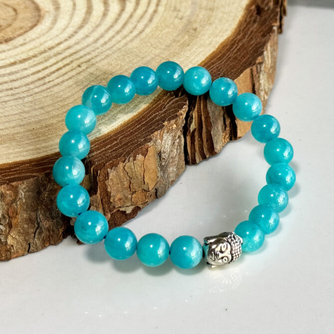 Amazonite Round Bead Bracelets