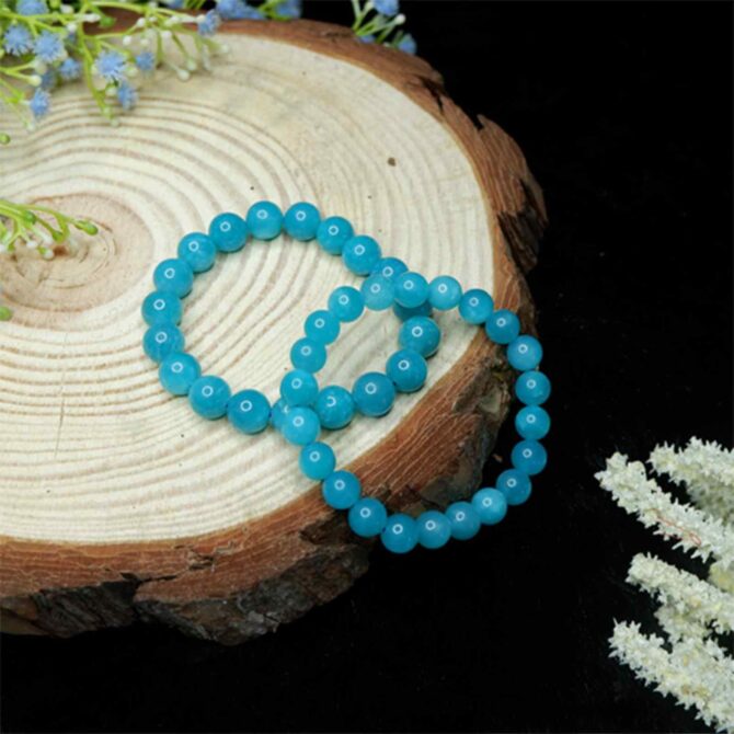 Amazonite Round Bead Bracelets