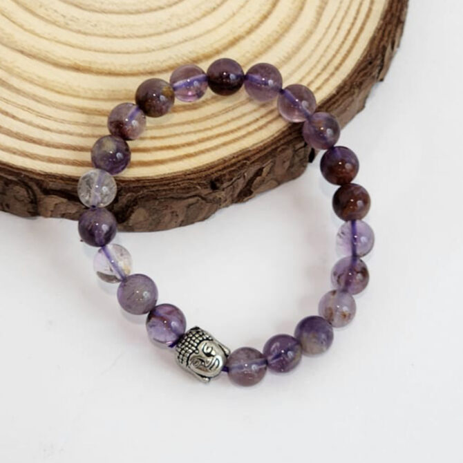 Ametrine Round Bead Bracelets