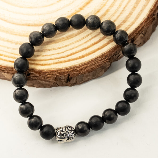 Black Onyx Round Bead Bracelets