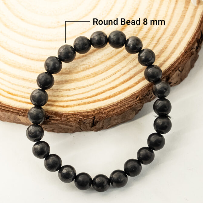Black Onyx Round Bead Bracelets