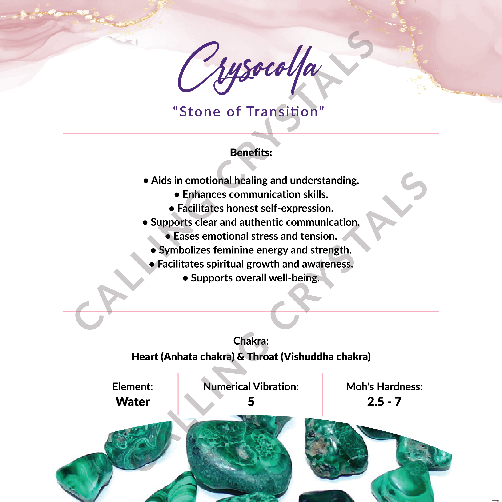 Chrysocolla Round Bead Bracelets