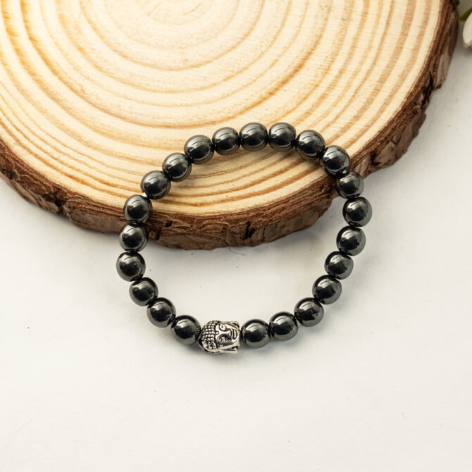 Hematite Round Bead Bracelets