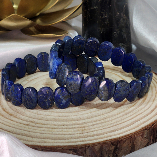 Lapis Lazuli Oval Faceted Bracelet
