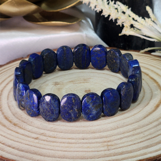 Lapis Lazuli Oval Faceted Bracelet