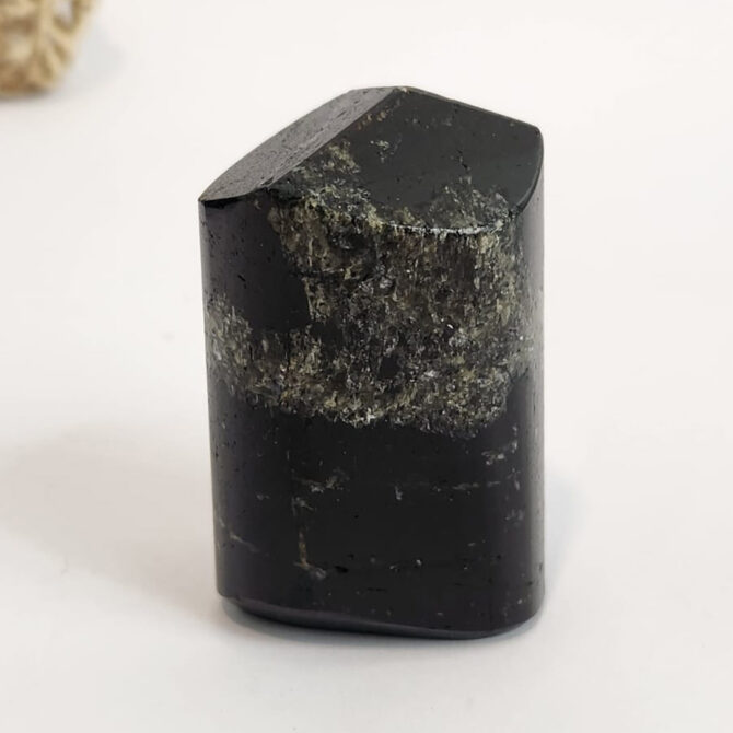 Black Tourmaline Polished Free form