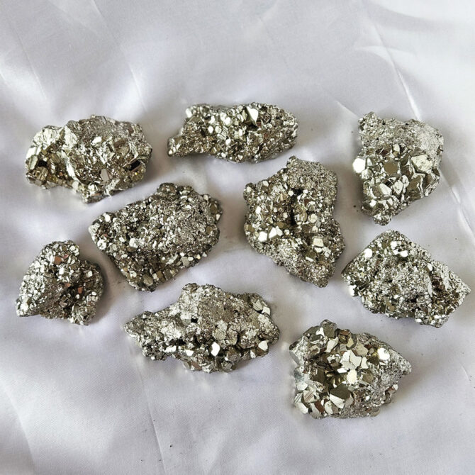 Premium Pyrite Raw / Rough Cluster