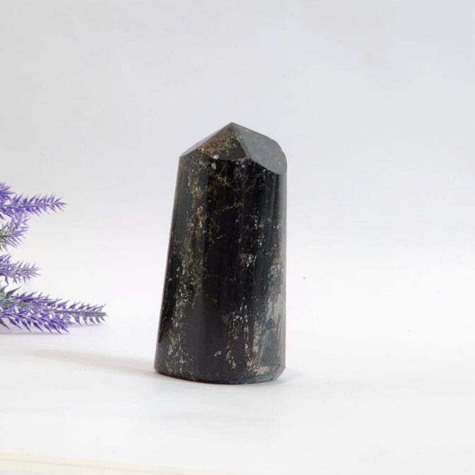 Black Tourmaline Polished Free form