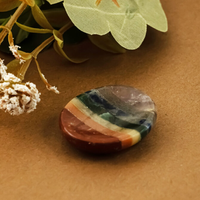 7 Chakra Worry Stone