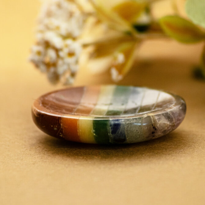 7 Chakra Worry Stone