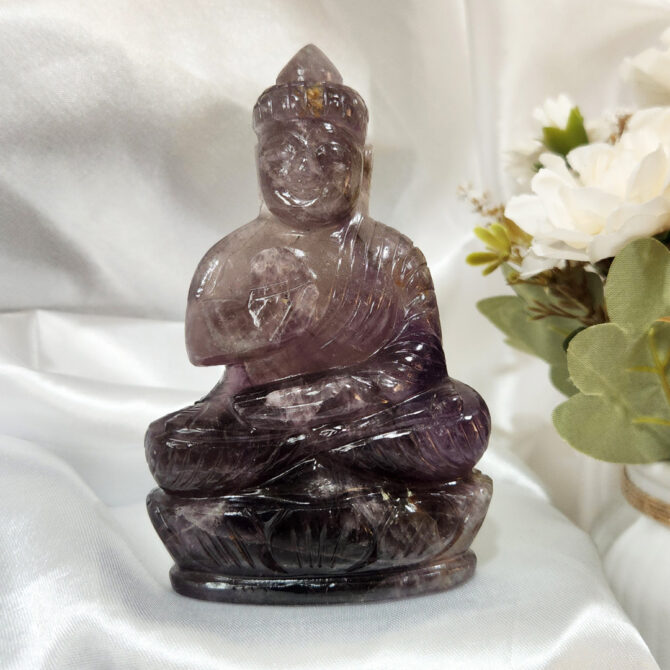 Amethyst Buddha Idol
