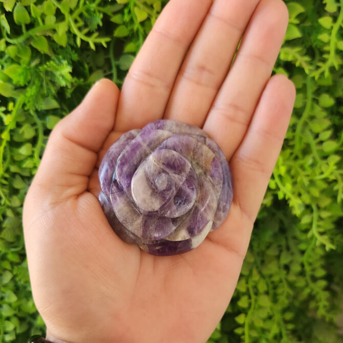 Amethyst Crystal Flower