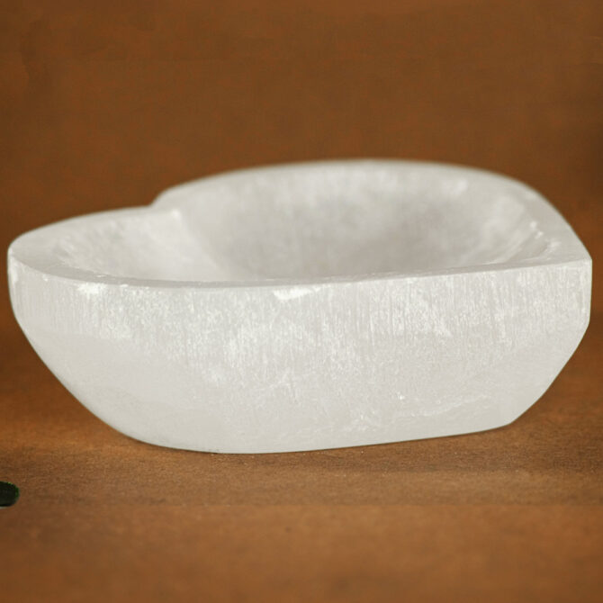 Selenite Charging Bowl - Heart Shape