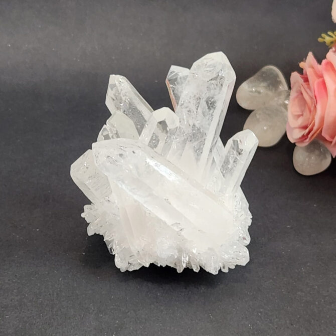 Clear Quartz Family Cluster