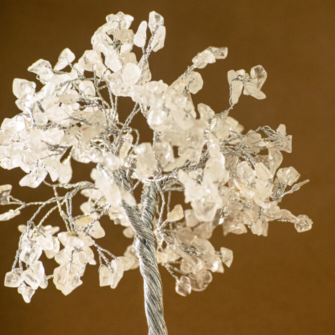 Clear Quartz Tree - Zeolite Base