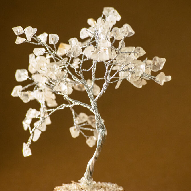 Clear Quartz Tree - Zeolite Base