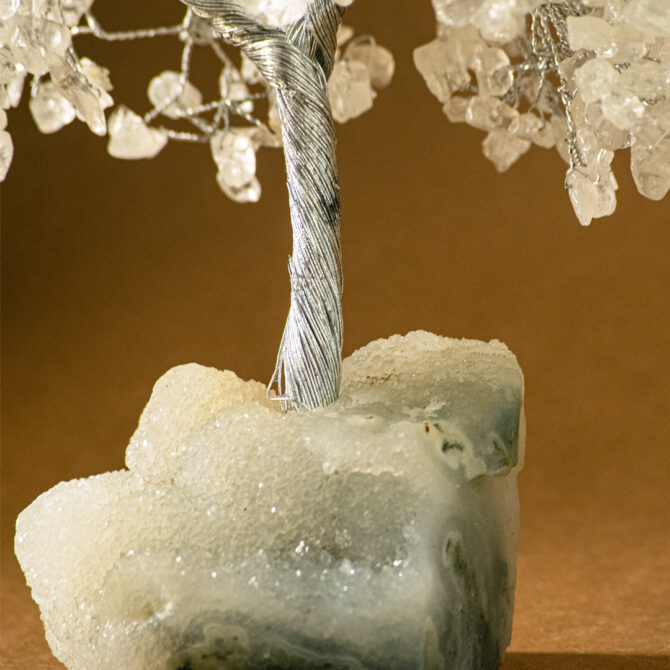 Clear Quartz Tree - Zeolite Base