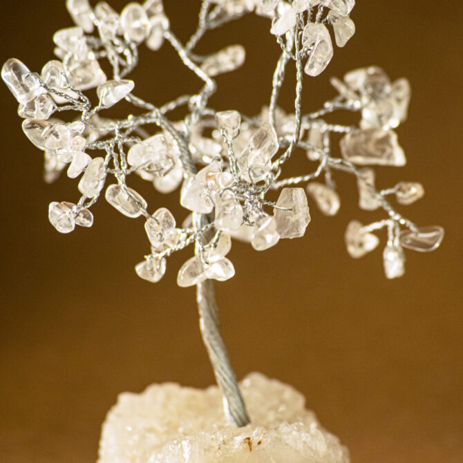 Clear Quartz Tree - Zeolite Base