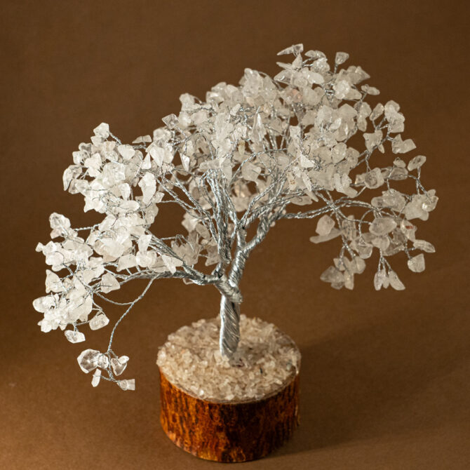 Clear Quartz Tree - Zeolite Base