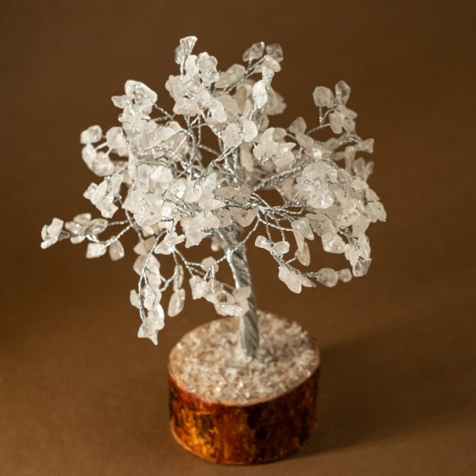 Clear Quartz Tree - Zeolite Base