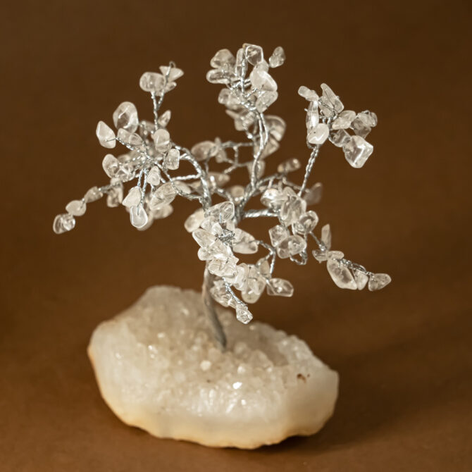 Clear Quartz Tree - Zeolite Base