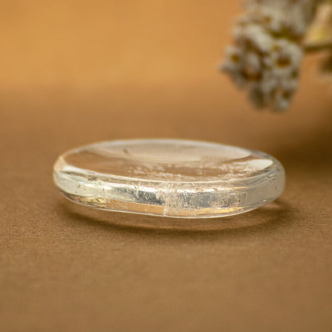 Clear Quartz Worry Stone
