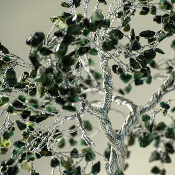 Emerald Tree - Wood Base