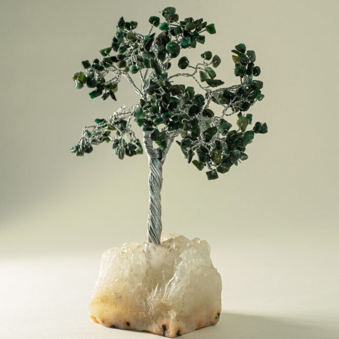 Emerald Tree - Wood Base