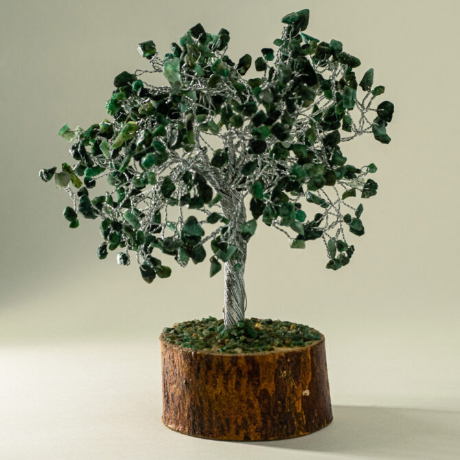 Emerald Tree - Wood Base