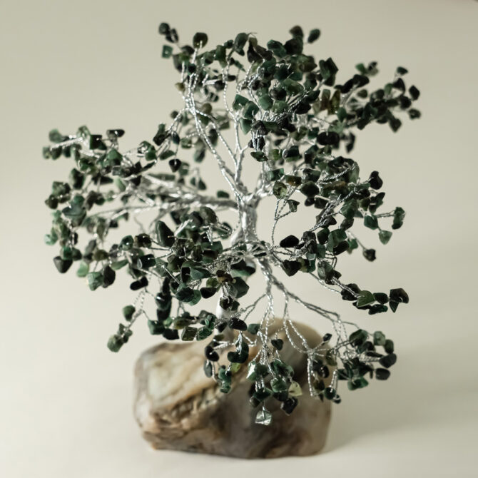 Emerald Tree - Wood Base
