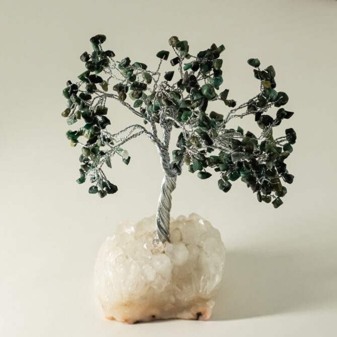 Emerald Tree - Wood Base