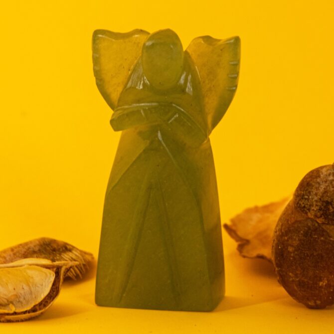 Green Aventurine Angel with Wings