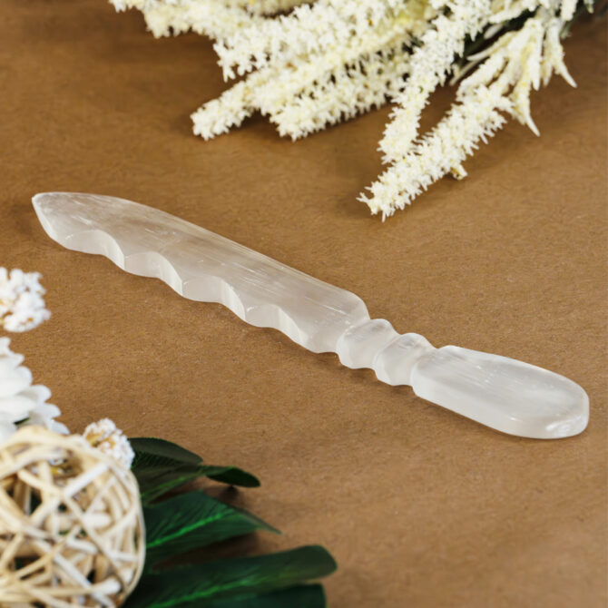 Selenite Knife - Cleansing & Cord Cutting