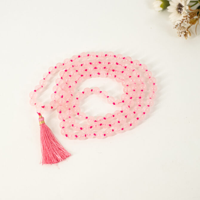 Rose Quartz Jaap Mala