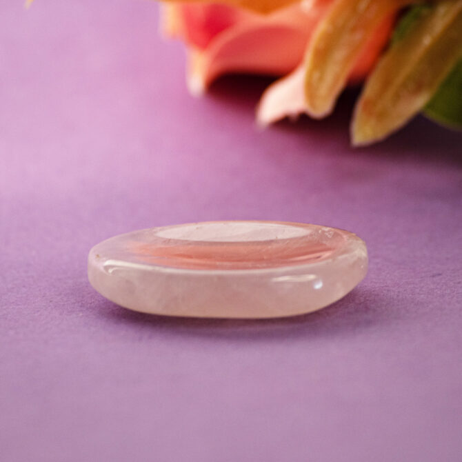 Rose Quartz Worry Stone