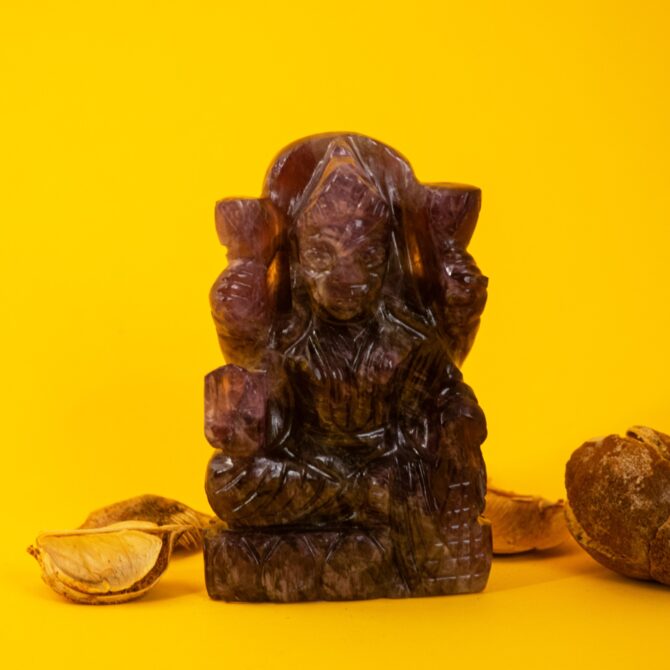Amethyst Lakshmi Idol