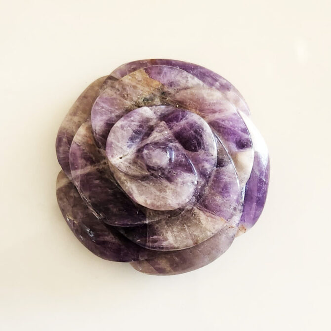 Amethyst Crystal Flower