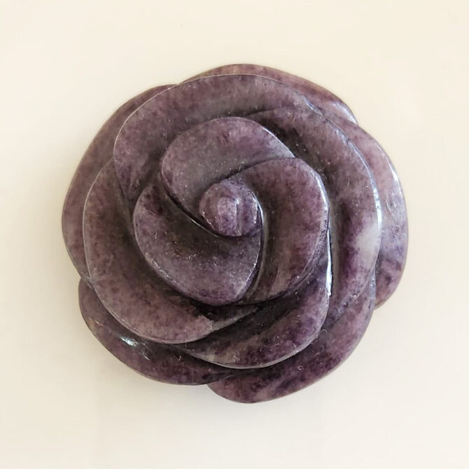 Lepidolite Crystal Flower