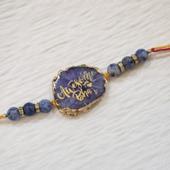 Sodalite - Blue Agate Rakhi