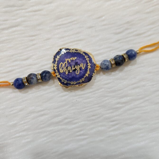 Sodalite - Blue Agate Rakhi