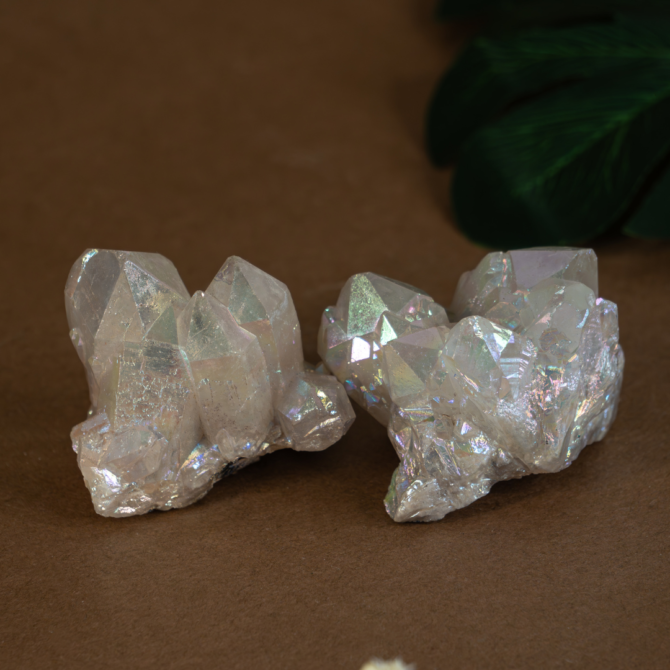 Angle Aura Quartz Cluster