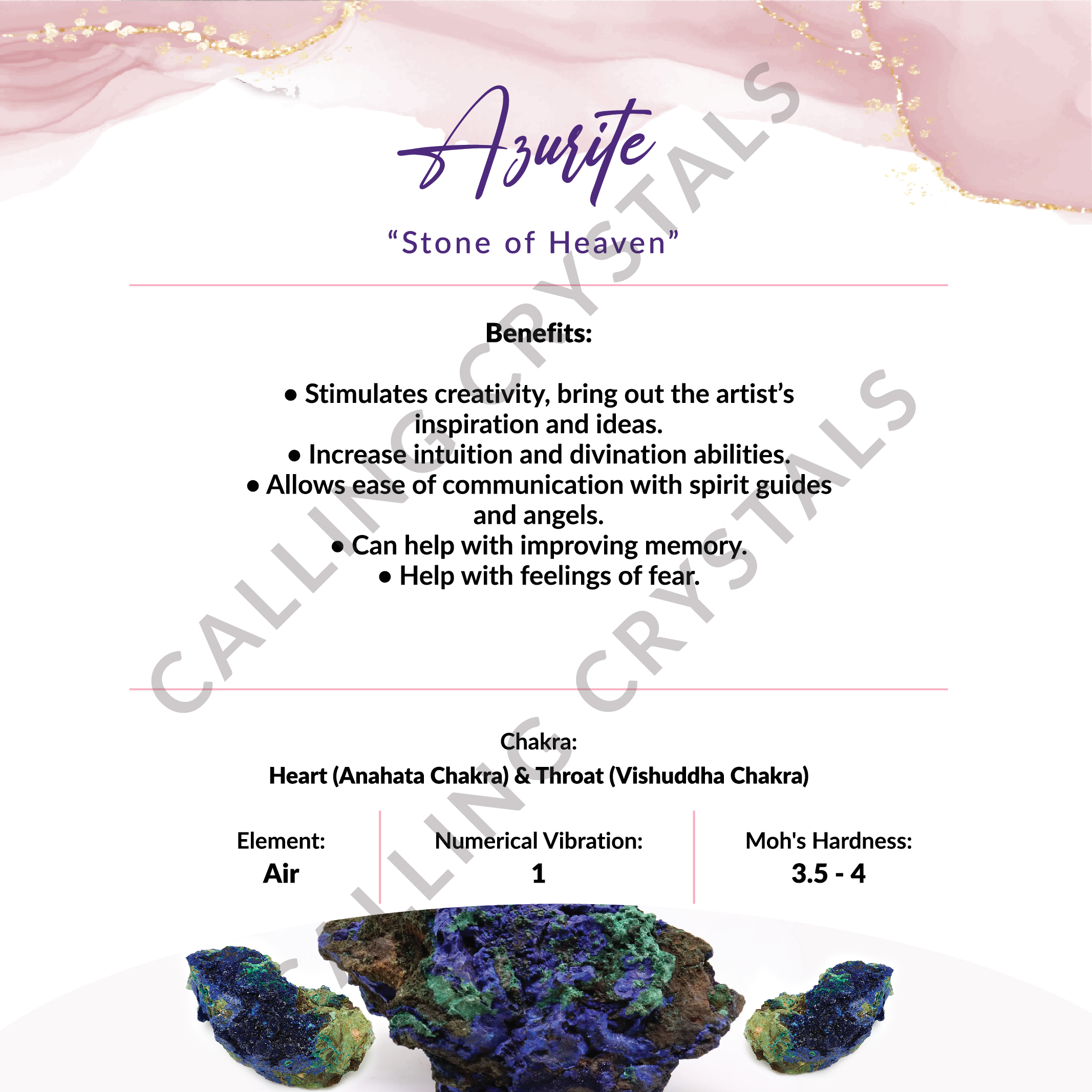 Azurite Round Bead Bracelets