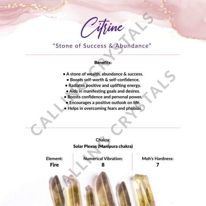 Citrine Tumble Stones
