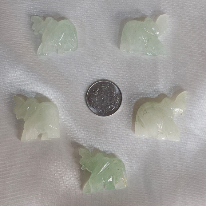 Mini Crystal Elephants - Wisdom and Good Luck