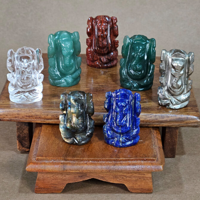 Mini Ganesha Idols / Murti - Wisdom and Prosperity