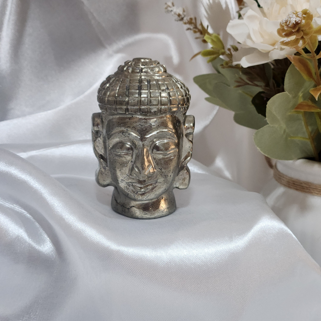 Pyrite Buddha Head