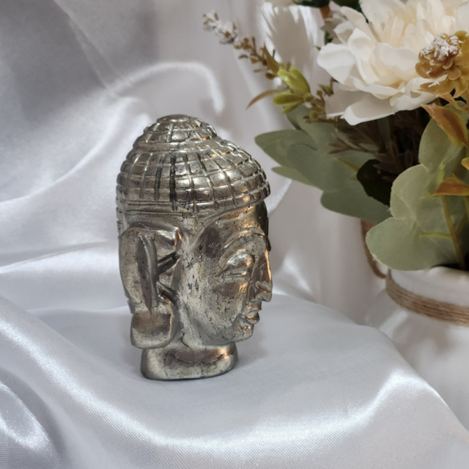 Pyrite Buddha Head
